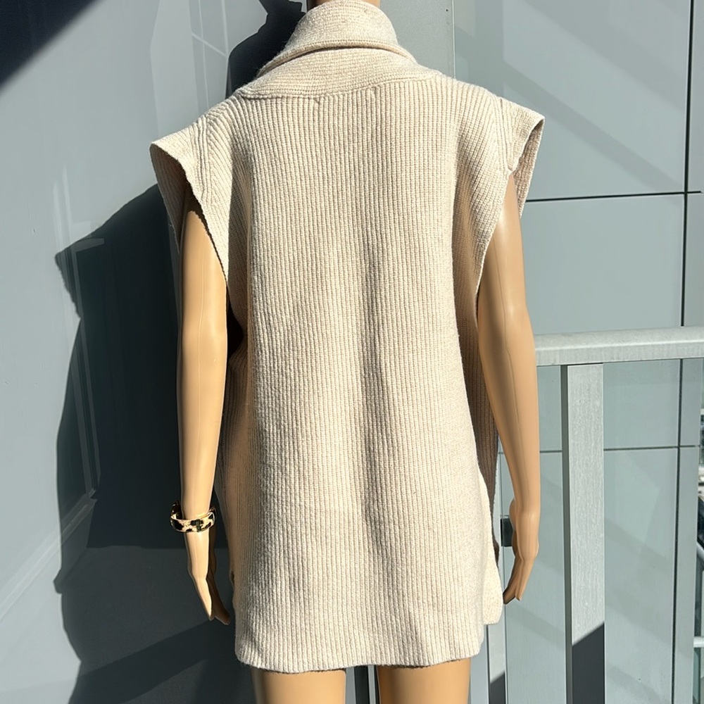 Cream Sweater Vest - Picture 3 of 12